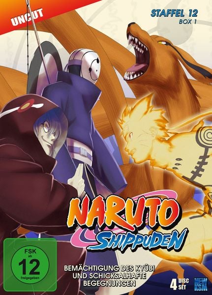 Produktbild: Naruto Shippuden - Staffel 12 - Box 1 - Uncut [4 DVDs]
