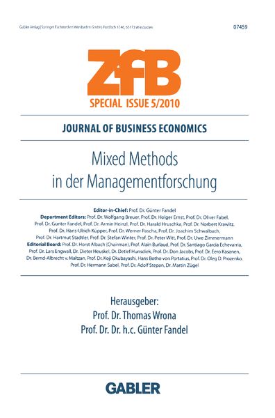 Produktbild: Mixed Methods in der Managementforschung