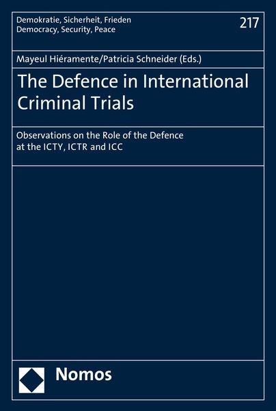 Produktbild: The Defence in International Criminal Trials