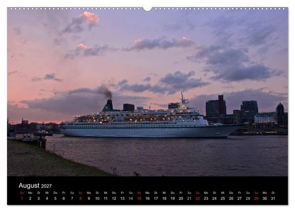 Produktbild: Mein Hamburg (Wandkalender 2027 DIN A2 quer), CALVENDO Monatskalender