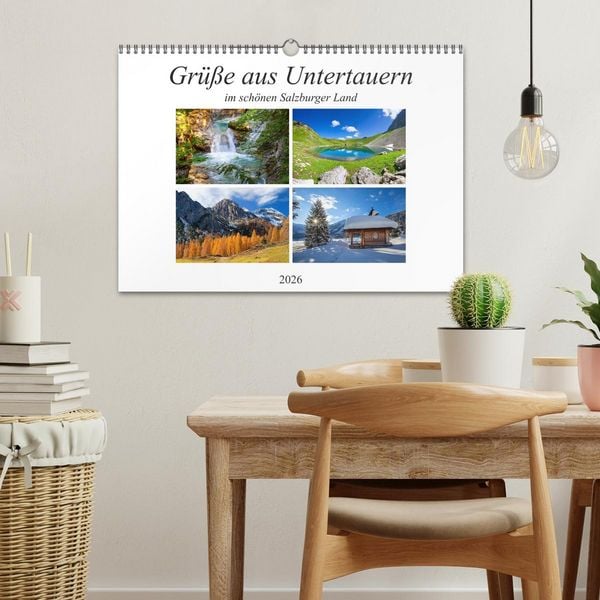 Produktbild: Gr&uuml;&szlig;e aus Untertauern (Wandkalender 2026 DIN A3 quer), CALVENDO Monatskalender