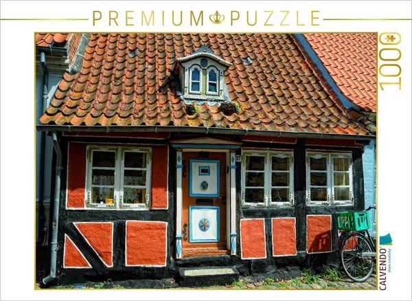 Produktbild: CALVENDO Puzzle Altes Haus in Faaborg (D&auml;nemark) | 1000 Teile Lege-Gr&ouml;&szlig;e 64x48cm Foto-Puzzle f&uuml;r gl&uuml;ckliche Stunden