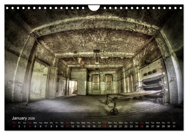 Produktbild: Lost Places HDR Beelitz II (Wall Calendar 2026 DIN A4 landscape), CALVENDO 12 Month Wall Calendar