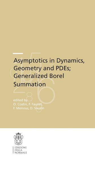 Produktbild: Asymptotics in Dynamics, Geometry and PDEs; Generalized Borel Summation