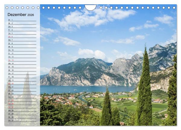 Produktbild: GARDASEE Idyllische Orte (Wandkalender 2026 DIN A4 quer), CALVENDO Monatskalender