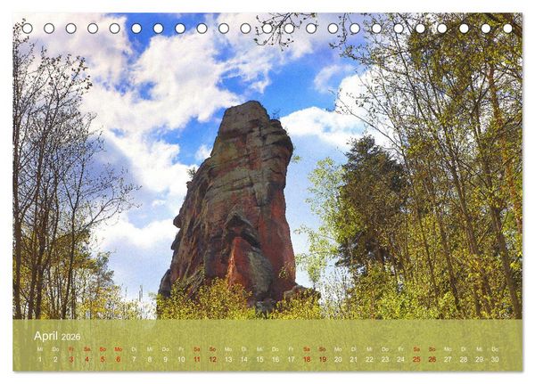 Produktbild: Wanderparadies S&uuml;dpfalz (Tischkalender 2026 DIN A5 quer), CALVENDO Monatskalender