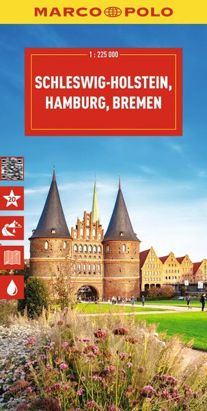 Produktbild: MARCO POLO Reisekarte Deutschland 01 Schleswig-Holstein 1:225.000