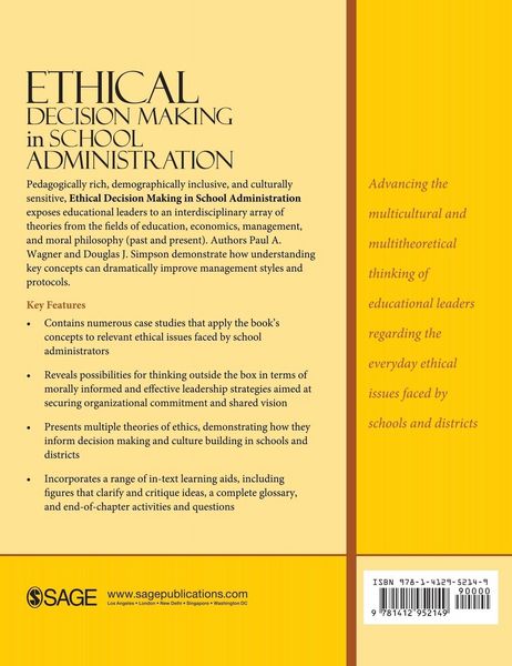 Produktbild: Ethical Decision Making in School Administration