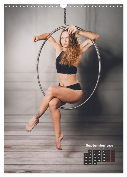 Produktbild: Aerial Hoop Magic (Wandkalender 2026 DIN A3 hoch), CALVENDO Monatskalender