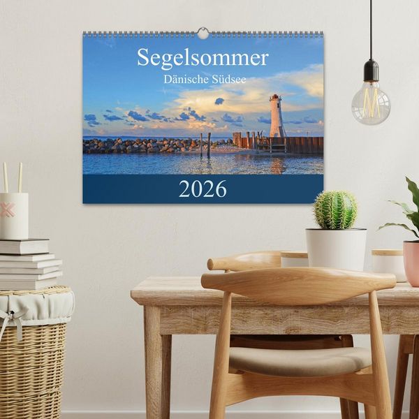 Produktbild: Segelsommer - D&auml;nische S&uuml;dsee (Wandkalender 2026 DIN A3 quer), CALVENDO Monatskalender