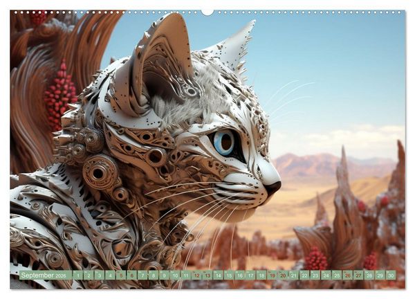 Produktbild: Galaktische Wesen (Wandkalender 2026 DIN A2 quer), CALVENDO Monatskalender