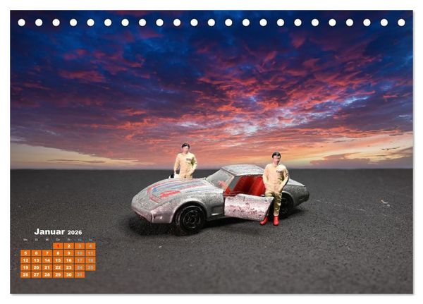 Produktbild: Helden der Sandkiste (Tischkalender 2026 DIN A5 quer), CALVENDO Monatskalender