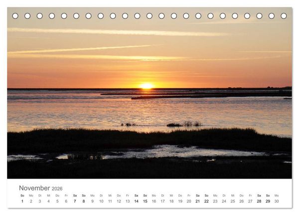 Produktbild: Nordfriesland (Tischkalender 2026 DIN A5 quer), CALVENDO Monatskalender