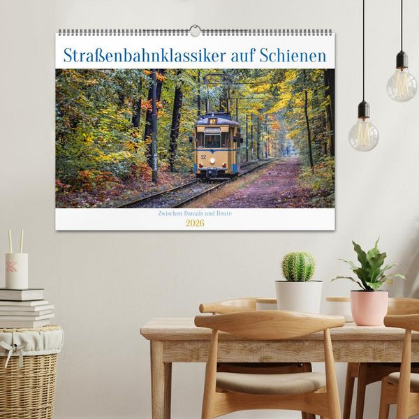 Produktbild: Stra&szlig;enbahnklassiker auf Schienen (Wandkalender 2026 DIN A2 quer), CALVENDO Monatskalender