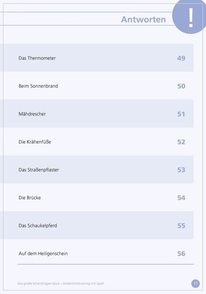 Produktbild: Das gro&szlig;e Scherzfragen-Quiz f&uuml;r Senioren