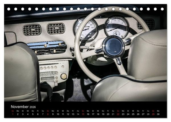 Produktbild: Oldtimer inside (Tischkalender 2026 DIN A5 quer), CALVENDO Monatskalender