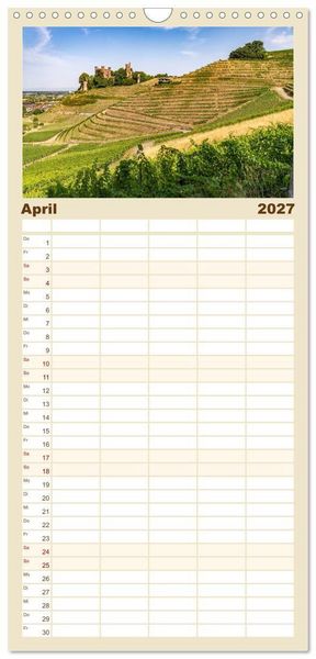 Produktbild: Familienplaner 2027 - Schwarzwald - Ferienregion Kinzigtal mit 5 Spalten (Wandkalender, 21 x 45 cm) CALVENDO