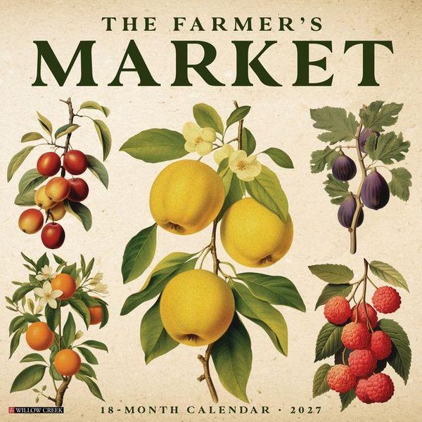 Produktbild: Farmer's Market 2027 12 X 12 Wall Calendar