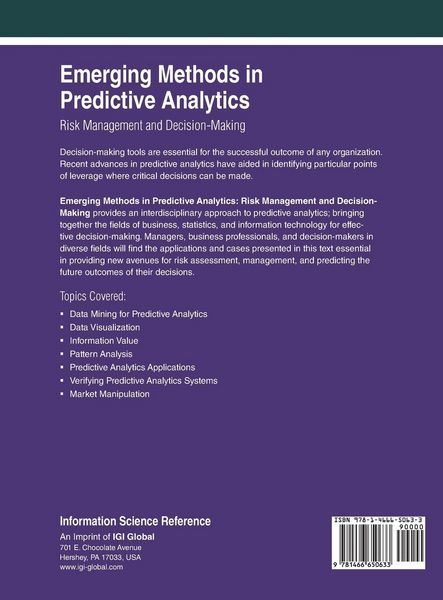 Produktbild: Emerging Methods in Predictive Analytics