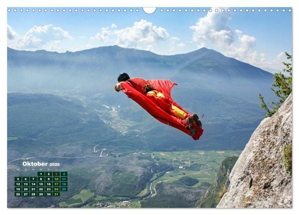 Produktbild: Base Jumping Adrenalin- Kick (Wandkalender 2026 DIN A3 quer), CALVENDO Monatskalender