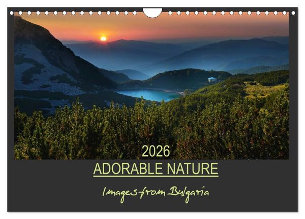 Produktbild: Adorable Nature - Images from Bulgaria / UK-Version (Wall Calendar 2026 DIN A4 landscape), CALVENDO 12 Month Wall Calendar