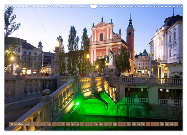 Produktbild: Im Herzen Sloweniens (Wandkalender 2026 DIN A3 quer), CALVENDO Monatskalender