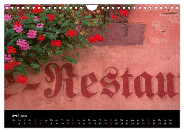 Produktbild: D&eacute;tails d'Alsace (Calendrier mural 2026 DIN A4 vertical), CALVENDO calendrier mensuel