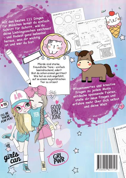 Produktbild: 111 Dinge zeichnen lernen, die M&auml;dchen lieben