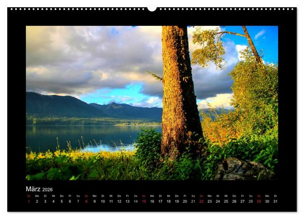 Produktbild: TRAUMLICHT WELTWEIT (Wandkalender 2026 DIN A2 quer), CALVENDO Monatskalender