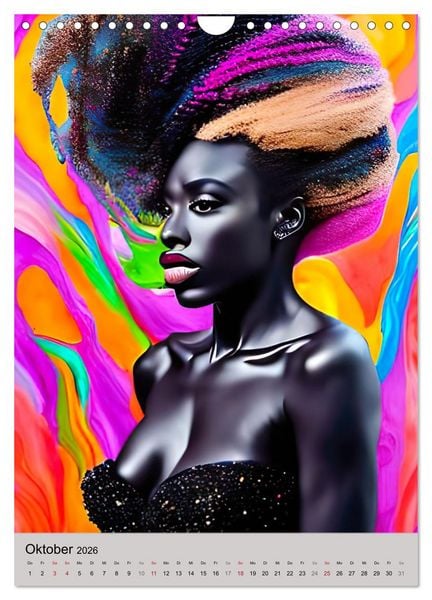 Produktbild: Portraits afrikanischer Frauen (Wandkalender 2026 DIN A4 hoch), CALVENDO Monatskalender