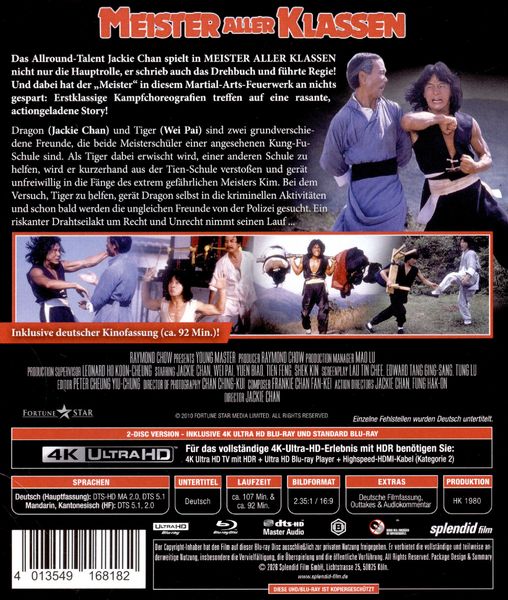 Produktbild: Meister aller Klassen - Legacy Collection LTD. - 4K HDR 2-Disc Limited Edition (4K Ultra HD) (+ Blu-ray)