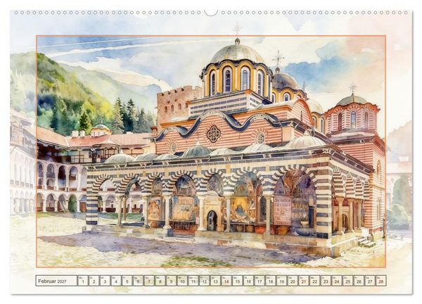 Produktbild: Bulgarien - Balkanstaat mit Schwarzmeerk&uuml;ste (Wandkalender 2027 DIN A2 quer), CALVENDO Monatskalender