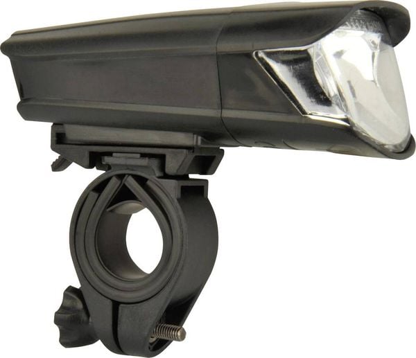 FISCHER FAHRRAD Fahrrad-Scheinwerfer 85353 LED batteriebetrieben Schwarz