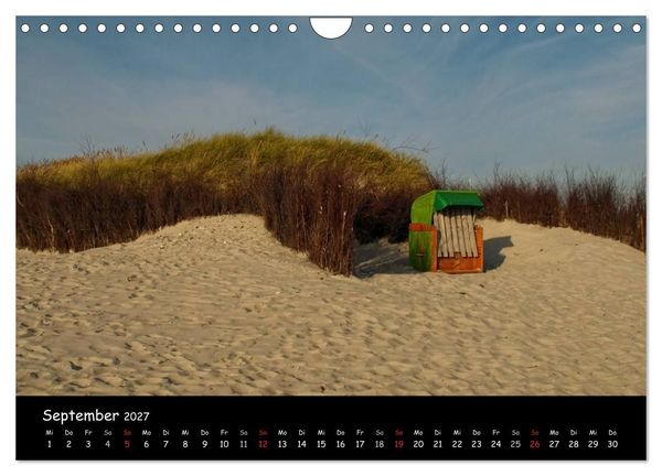 Produktbild: Helgoland und die D&uuml;ne (Wandkalender 2027 DIN A4 quer), CALVENDO Monatskalender