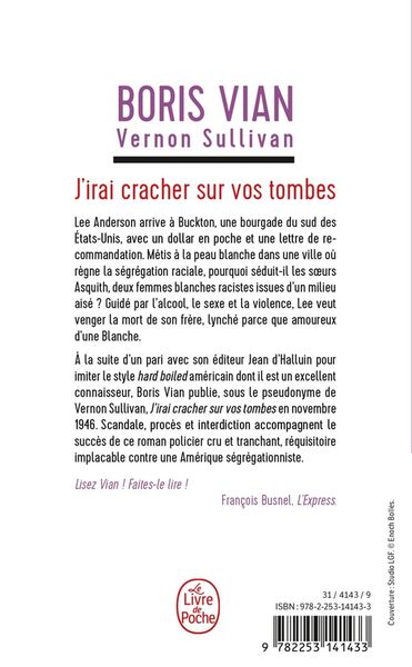 Produktbild: J' irai cracher sur vos tombes