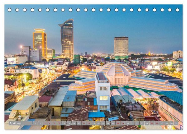 Produktbild: KAMBODSCHA - Im Reich der Khmer (Tischkalender 2026 DIN A5 quer), CALVENDO Monatskalender