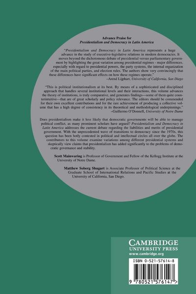 Produktbild: Presidentialism and Democracy in Latin America