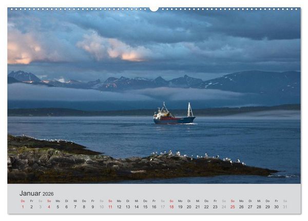 Produktbild: Norwegen - Land der Fjorde (hochwertiger Premium Wandkalender 2026 DIN A2 quer), Kunstdruck in Hochglanz