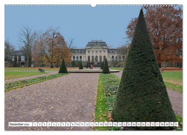 Produktbild: Fulda - die Barockstadt (hochwertiger Premium Wandkalender 2026 DIN A2 quer), Kunstdruck in Hochglanz