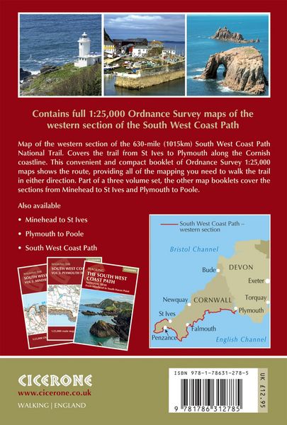 Produktbild: South West Coast Path Map Booklet - Vol 2: St Ives to Plymouth