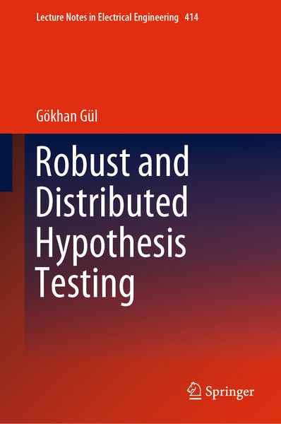 Produktbild: Robust and Distributed Hypothesis Testing