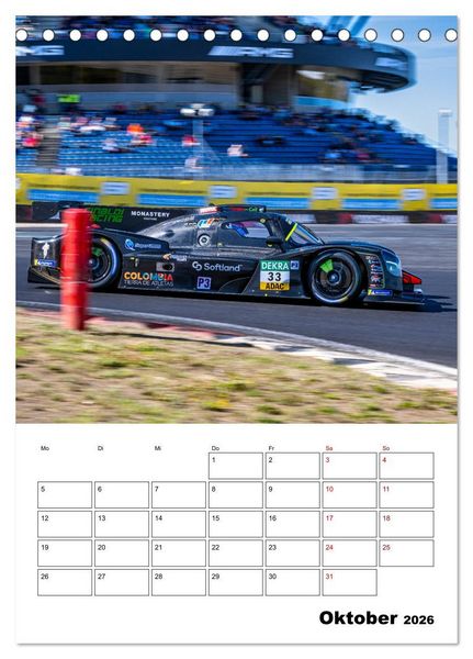 Produktbild: PROTOTYPE RACING am N&uuml;rburgring (Tischkalender 2026 DIN A5 hoch), CALVENDO Monatskalender