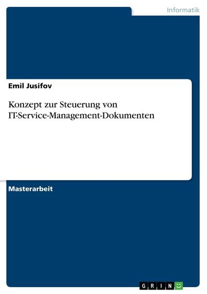 Produktbild: Konzept zur Steuerung von IT-Service-Management-Dokumenten