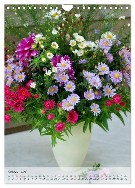Produktbild: Blumenstr&auml;u&szlig;e aus Garten, Feld und Wald (Wandkalender 2026 DIN A4 hoch), CALVENDO Monatskalender