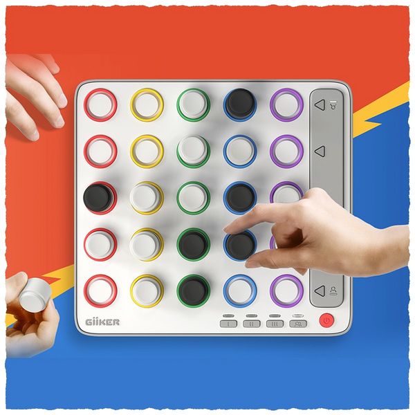 Produktbild: GiiKER Smart Four Elektronisches 3D Vier-in-einer-Reihe Logikspiel f&uuml;r Kinder & Erwachsene