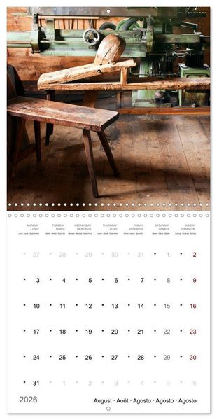 Produktbild: South Tyrol the last mills (Wall Calendar 2026 12 &times; 12 Inch) CALVENDO 12 Month Wall Calendar