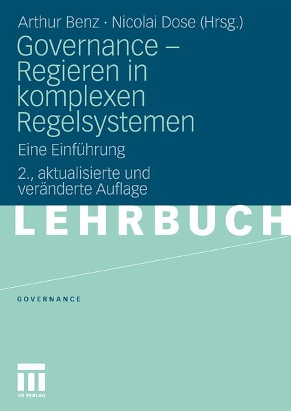 Produktbild: Governance - Regieren in komplexen Regelsystemen