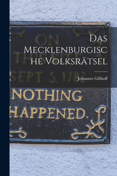 Produktbild: Das Mecklenburgische Volksr&auml;tsel