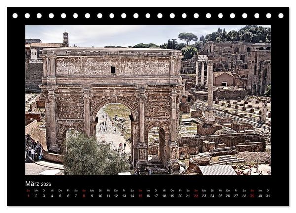 Produktbild: Roma (Tischkalender 2026 DIN A5 quer), CALVENDO Monatskalender