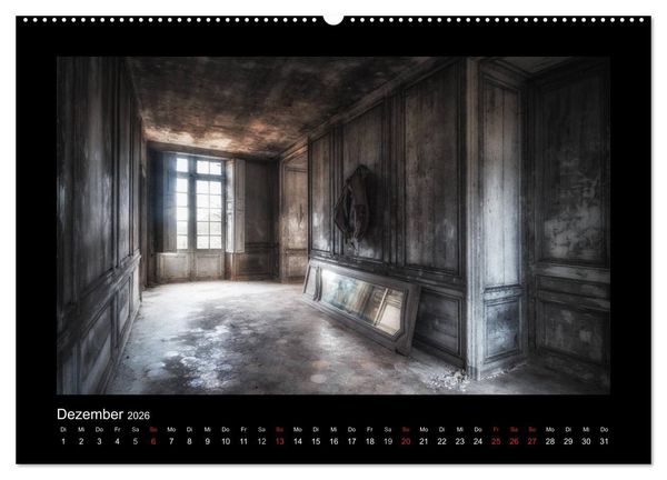 Produktbild: Lost Places - vergessene orte vergessener glanz (Wandkalender 2026 DIN A2 quer), CALVENDO Monatskalender
